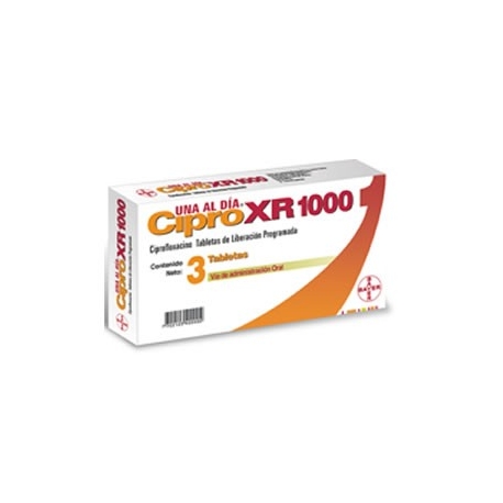 cipro xr 500mg tabletas